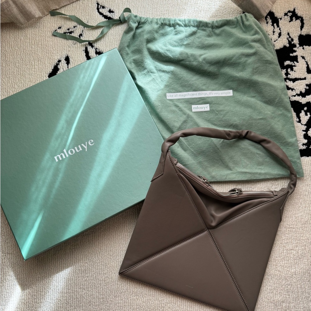 Mlouye Taupe Shoulder Bag